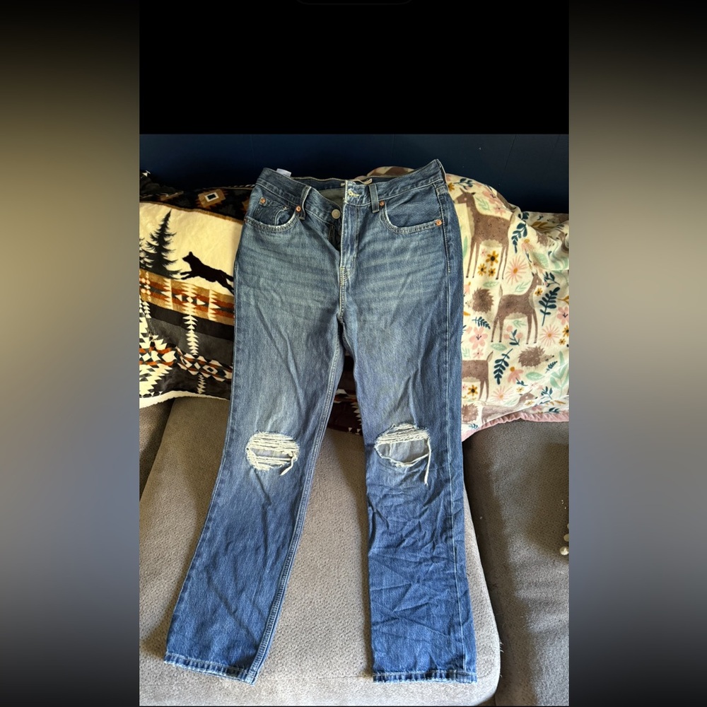 Levi’s Low Pro straight leg Distressed jeans Women’s 26